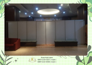 Rental Partisi Sekat Ruang Putih Area Bintaro Tangerang Selatan