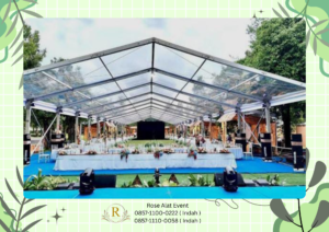 Rental Tenda Roder Flooring Dan Dekorasi Area BSD