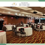 Sewa Round Table Besar Full Cover Area Bekasi