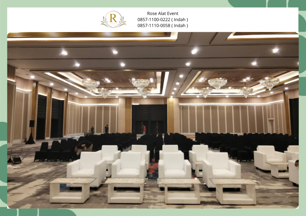 Rental Sofa Oval Dan Kotak Minimalis Putih Area Bsd