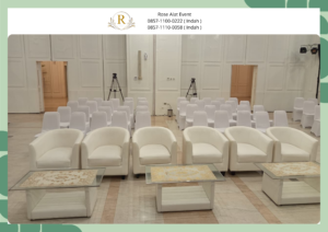 Rental Sofa Oval Dan Kotak Minimalis Putih Area Bsd