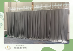 Pusat Sewa Tirai abu Berkualitas Area Sekitar Jabodetabek