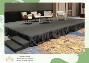 Gudang Sewa Panggung Karpet Hitam Event Area Jakarta Timur