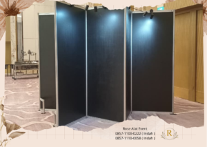 Rental Partisi Hitam Dan Putih Sekat Ruang Area BSD