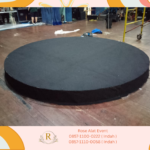 Sewa Round Stage Melaminto Hitam Dan Putih Area Bekasi