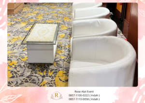 Rental Sofa Minimalis Type Oval Dan Meja VIP Kaca Area Bekasi