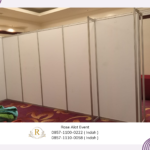 Rental Partisi Sekat Ruang Hitam Dan Putih Area PIK2