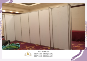 Rental Partisi Sekat Ruang Hitam Dan Putih Area PIK2