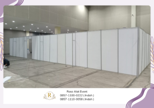 Rental Partisi Sekat Ruang Hitam Dan Putih Area PIK2