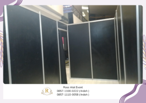 Rental Partisi Sekat Ruang Hitam Dan Putih Area PIK2