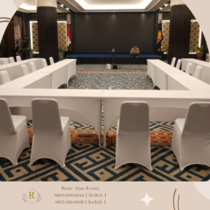 Rental Sewa Meja Ibm Dan Kursi Dilengkapi Cover Area Cikarang