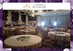 Sewa Round Table dan Kursi Tiffany Area Bekasi