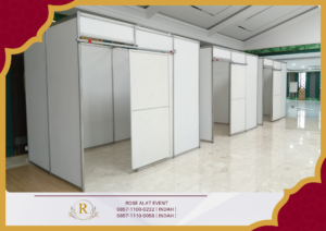 Rental Ruang Partisi Putih Untuk Event Area Bekasi