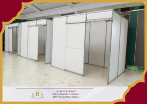 Rental Ruang Partisi Putih Untuk Event Area Bekasi