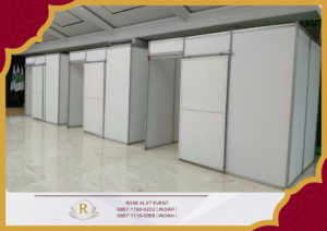 Rental Ruang Partisi Putih Untuk Event Area Bekasi