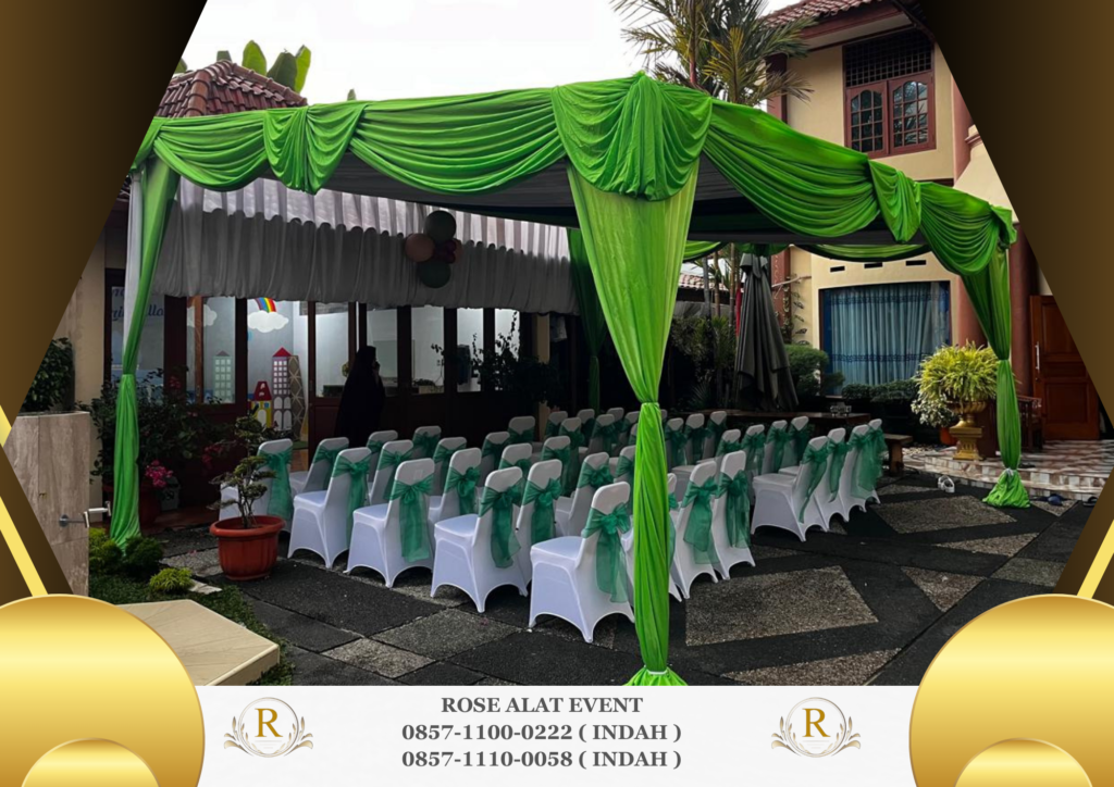 Sewa Tenda Serut Bangku Meja taman Area Bekasi