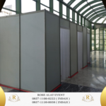 Sewa Partisi Pintu Tirai Tersedia Warna Putih Hitam Area Jakarta