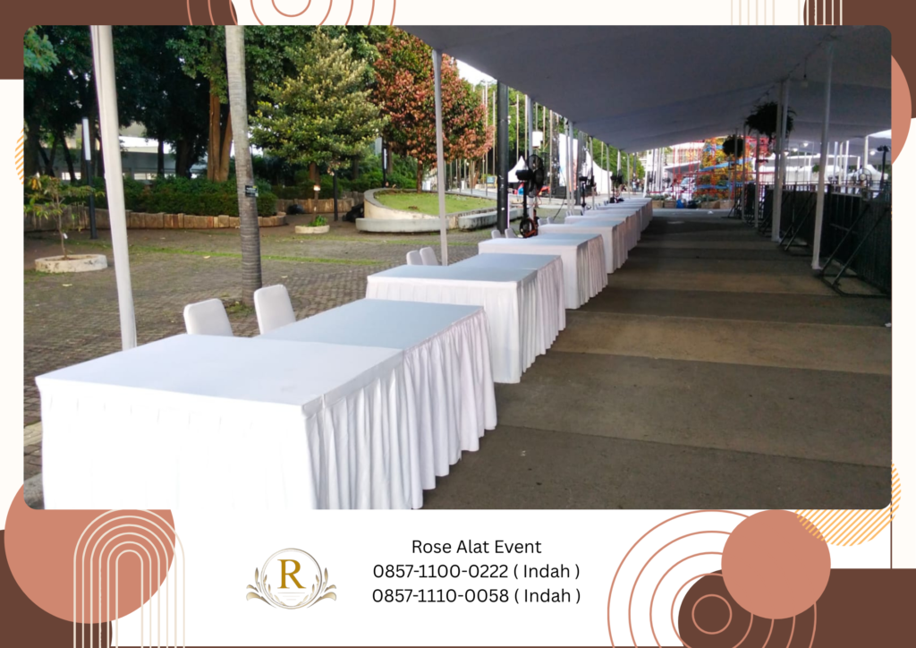 Rental Meja Jakarta Siap Setting