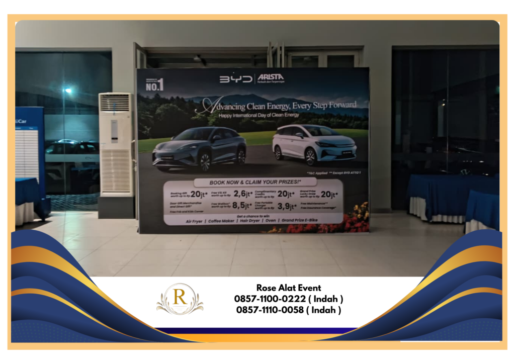 Tempat Rental Backdrop Harga Murah Area Sekitar Banten