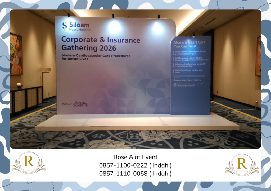 Vendor Sewa Stage Floring Melaminto Dan Backdrop Cibinong