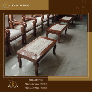 Sewa Meja Kotak Bundar VIP Area Bekasi Free Ongkir