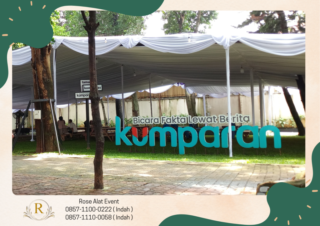 Jasa Sewa Tenda Gunting Pita Peresmian Karpet Panggung Bekasi