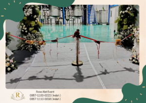 Jasa Sewa Tenda Gunting Pita Peresmian Karpet Panggung Bekasi