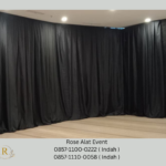 Jasa sewa Tirai Hitam Lotto Even Ice BSD Tangerang