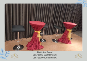 Rental Meja Event Aneka Model Dan Warna Cover di Bekasi