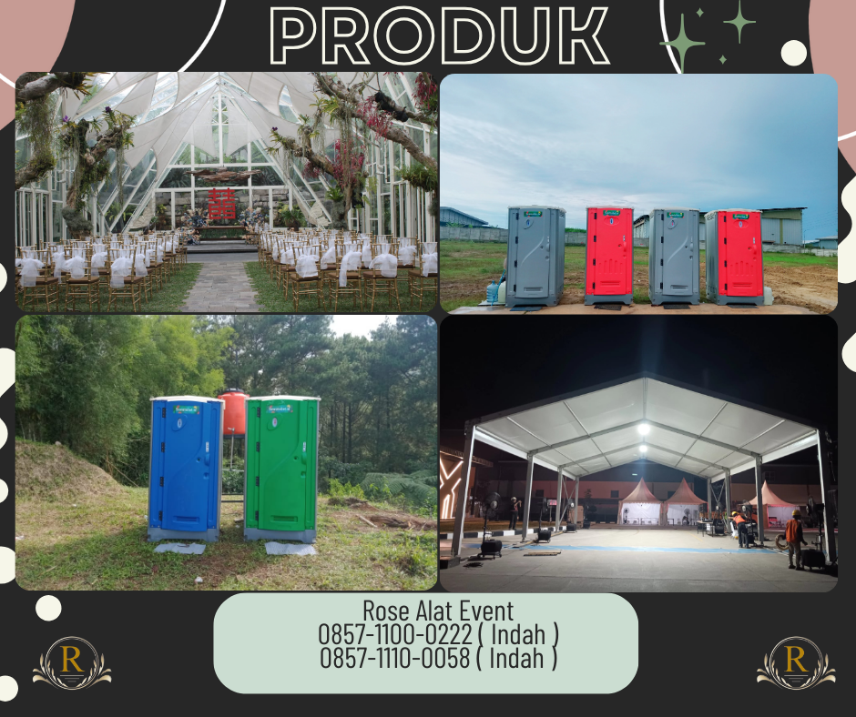Pusat Sewa Tenda Roder Dan Toilet Portable Bekasi