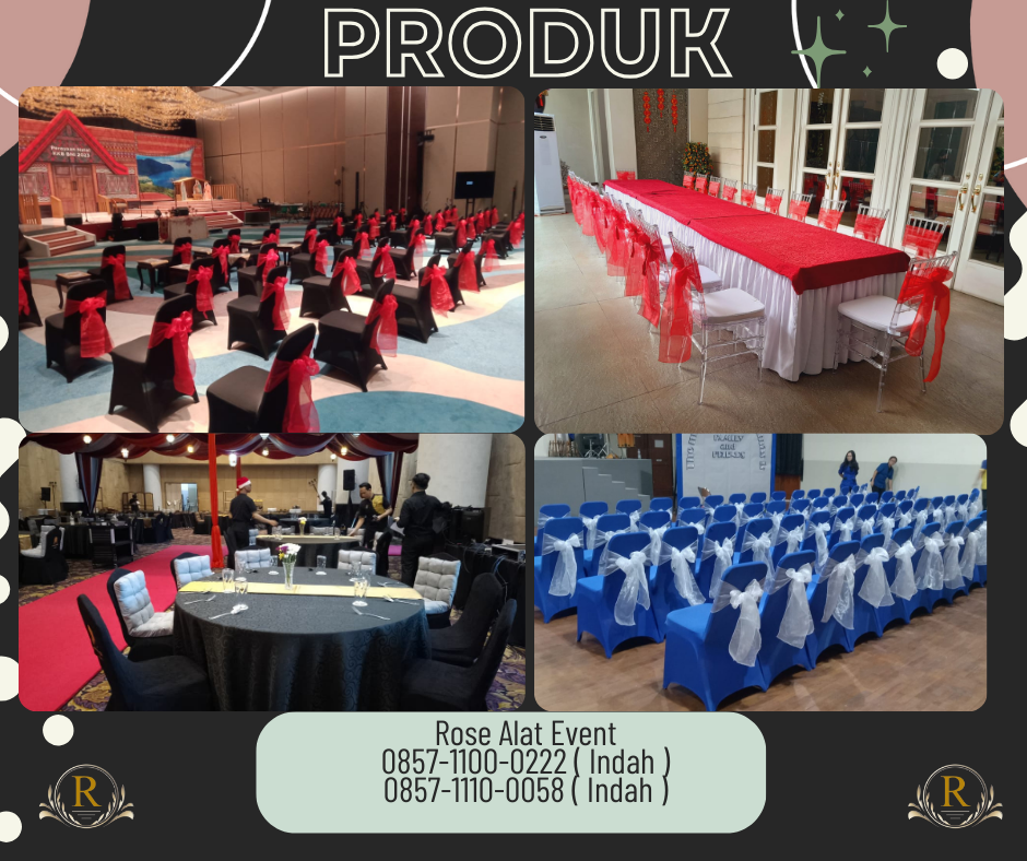 Rental Meja Kursi Bekasi Full Cover Dan Aksesoris