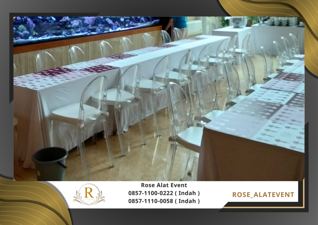 Jasa Sewa Kursi Acrylic Type Tiffany Olivia Ghost Area Bekasi