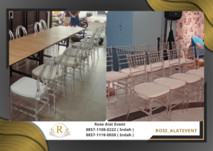 Jasa Sewa Kursi Acrylic Type Tiffany Olivia Ghost Area Bekasi