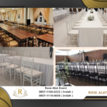 Sewa Kursi Tiffany Kayu Warna Putih  Hitam Gold Bekasi