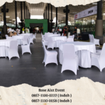 Sewa Meja Dan Kursi Full Cover Aneka Warna Di Bekasi