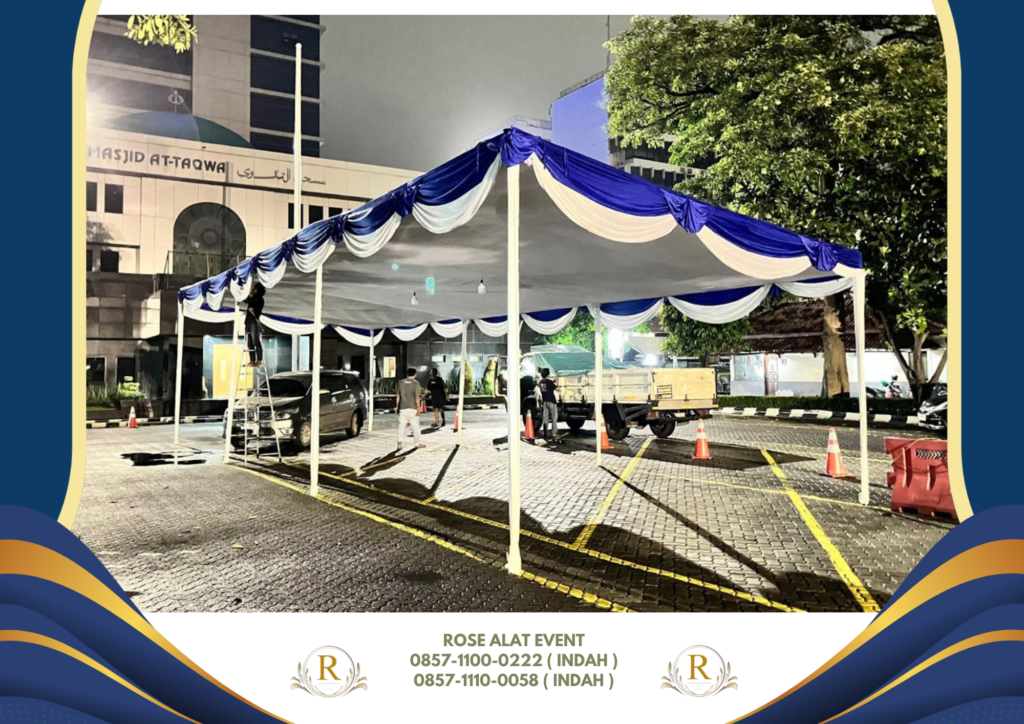 Rental Tenda Plafon Rumbai Biru Area Bekasi