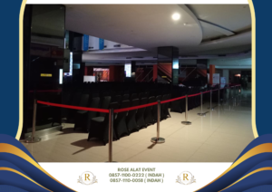 Sewa Tiang Antrian Gold Dan Stainless VIP Bekasi