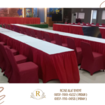 Rental Meja Kotak Cover Aneka Warna Area Bekasi
