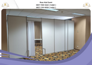 Rental Partisi Dinding Hitam Dan Putih Area Bekasi
