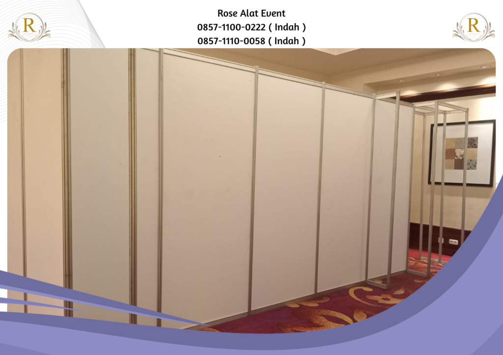 Rental Partisi Dinding Hitam Dan Putih Area Bekasi