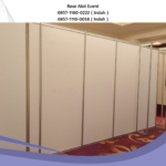 Rental Partisi Dinding Hitam Dan Putih Area Bekasi