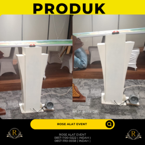 Sewa Podium Acrylic Podium Sirine Area Bekasi