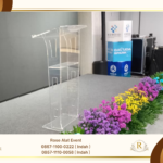 Sewa Mimbar Acrylic Cimanggis Depok Modern Minimalis Estetik