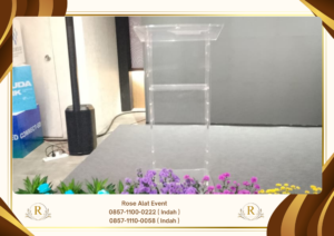 Sewa Mimbar Acrylic Cimanggis Depok Modern Minimalis Estetik