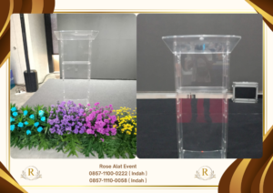 Sewa Mimbar Acrylic Cimanggis Depok Modern Minimalis Estetik