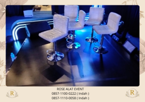 Rental Sofa Puff Barstool Putih Area Bekasi
