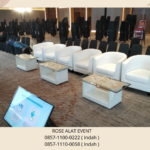 Rental Sofa Puff Barstool Putih Area Bekasi