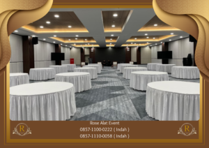 Sewa Round Table Taplak Putih Area Bekasi