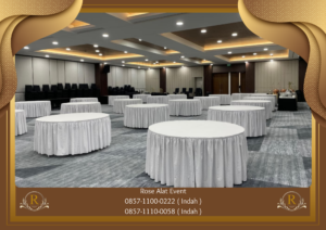 Sewa Round Table Taplak Putih Area Bekasi