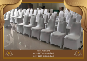 Sewa Kursi Susun Untuk Event Cover Putih Area Bekasi